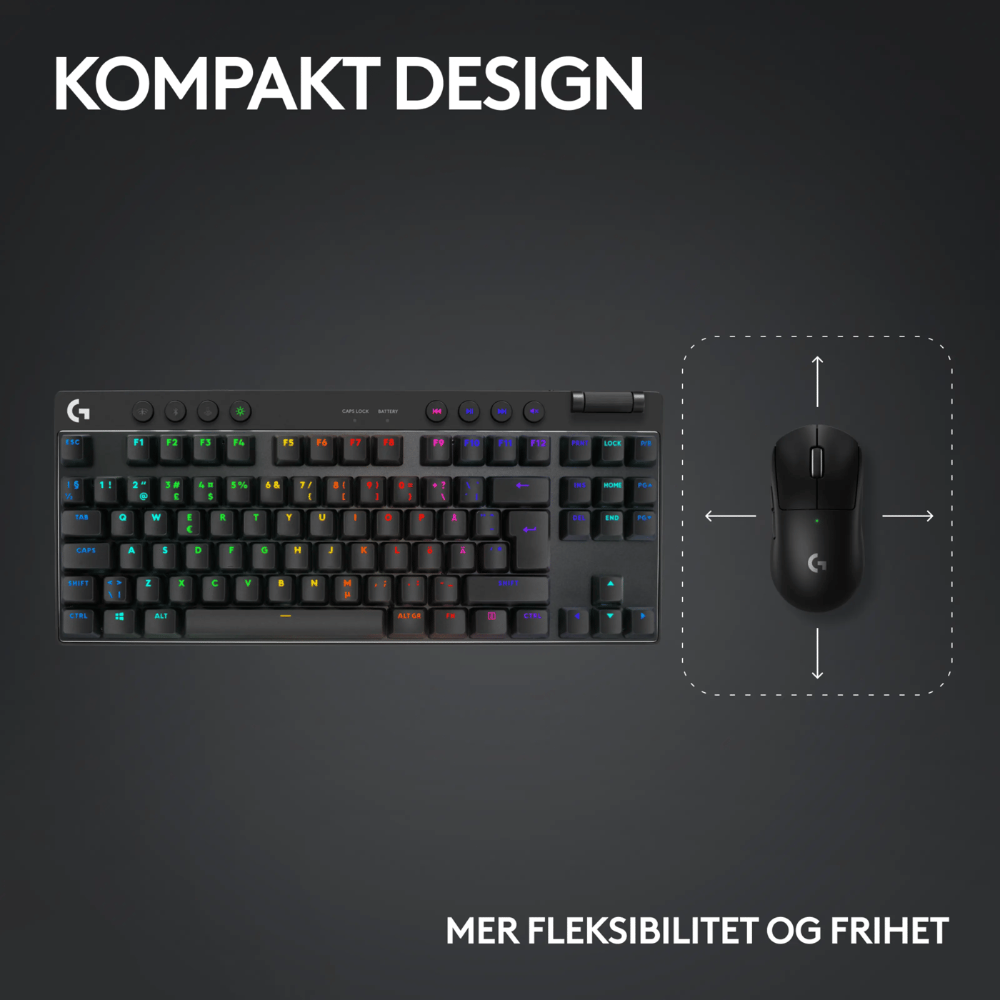 Logitech G Pro X TKL Lightspeed Gamingtastatur