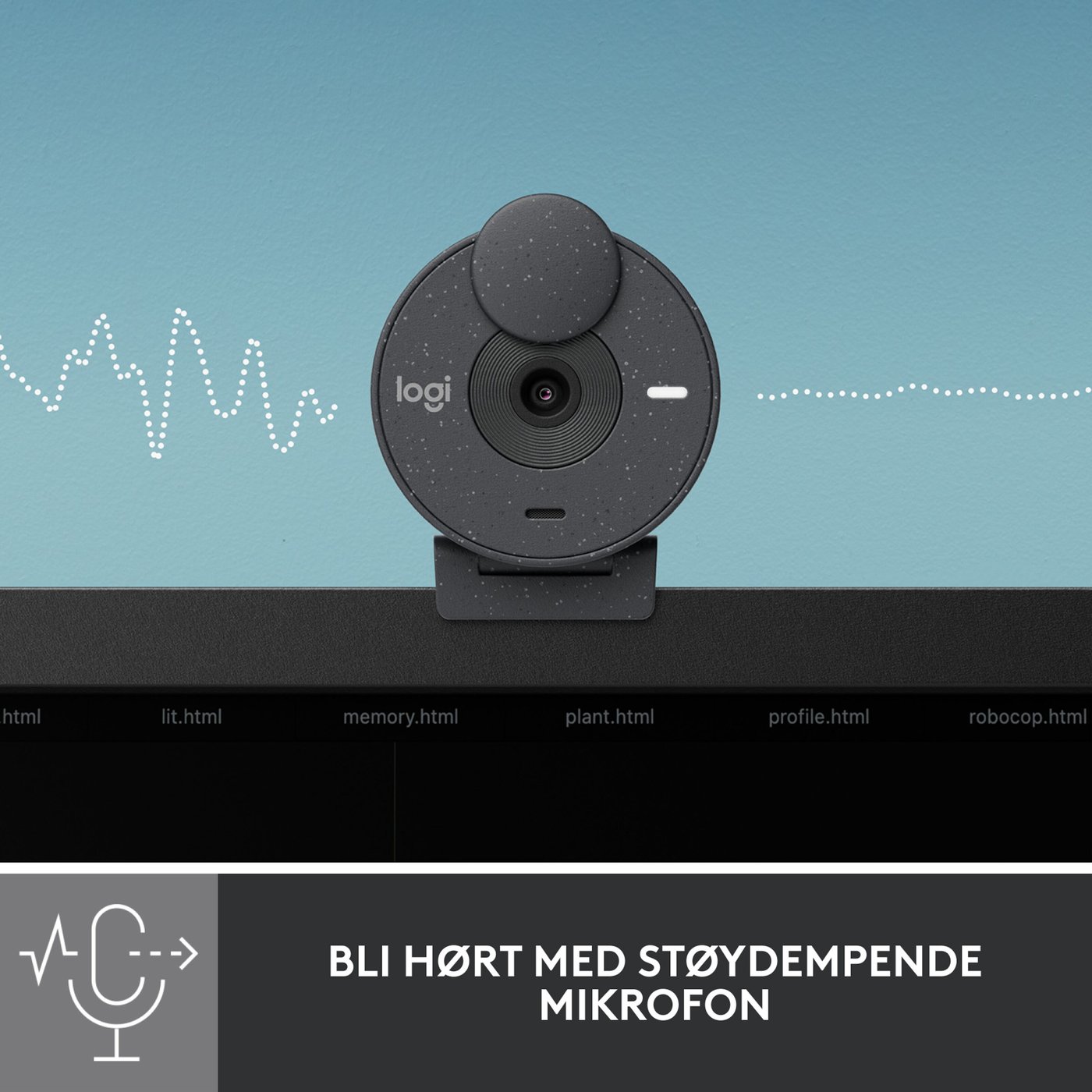 Logitech Brio 300 Webkamera med USB-C