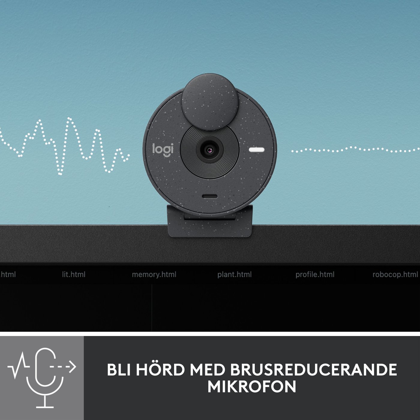 Logitech Brio 300 webbkamera USB-C