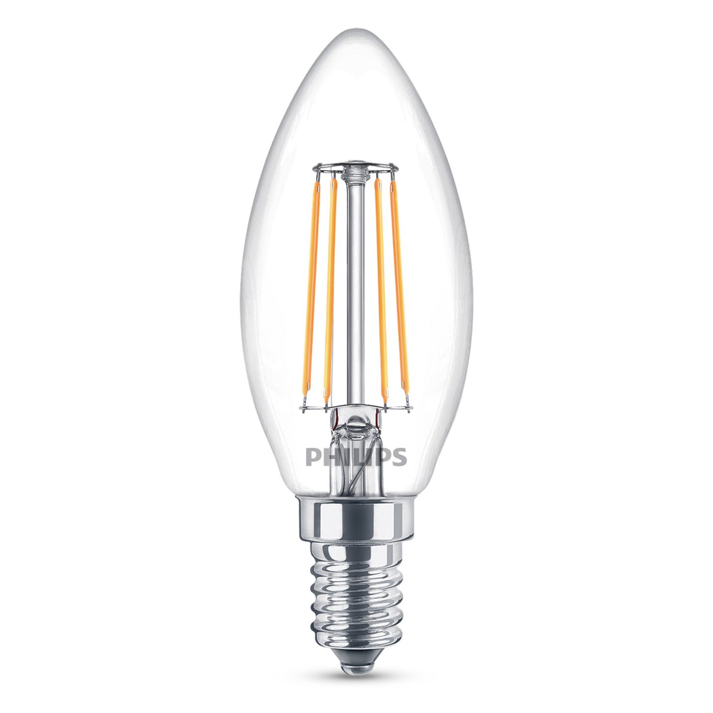 Philips LED-pære Mignon LED E14 470 lm 3-pk.