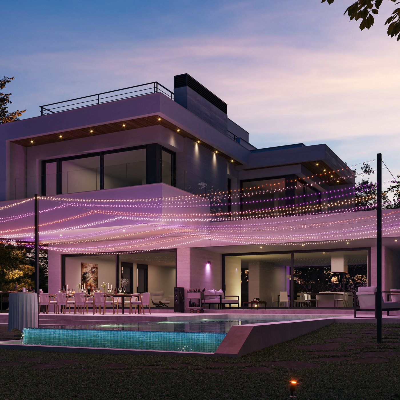 Philips Hue Festavia Ljusslinga 500 LED