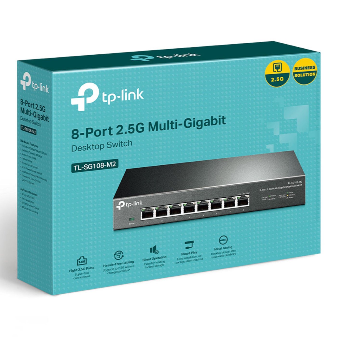 TP-link TL-SG108-M2 Gigabitswitch 8 portar 2,5 Gb/s