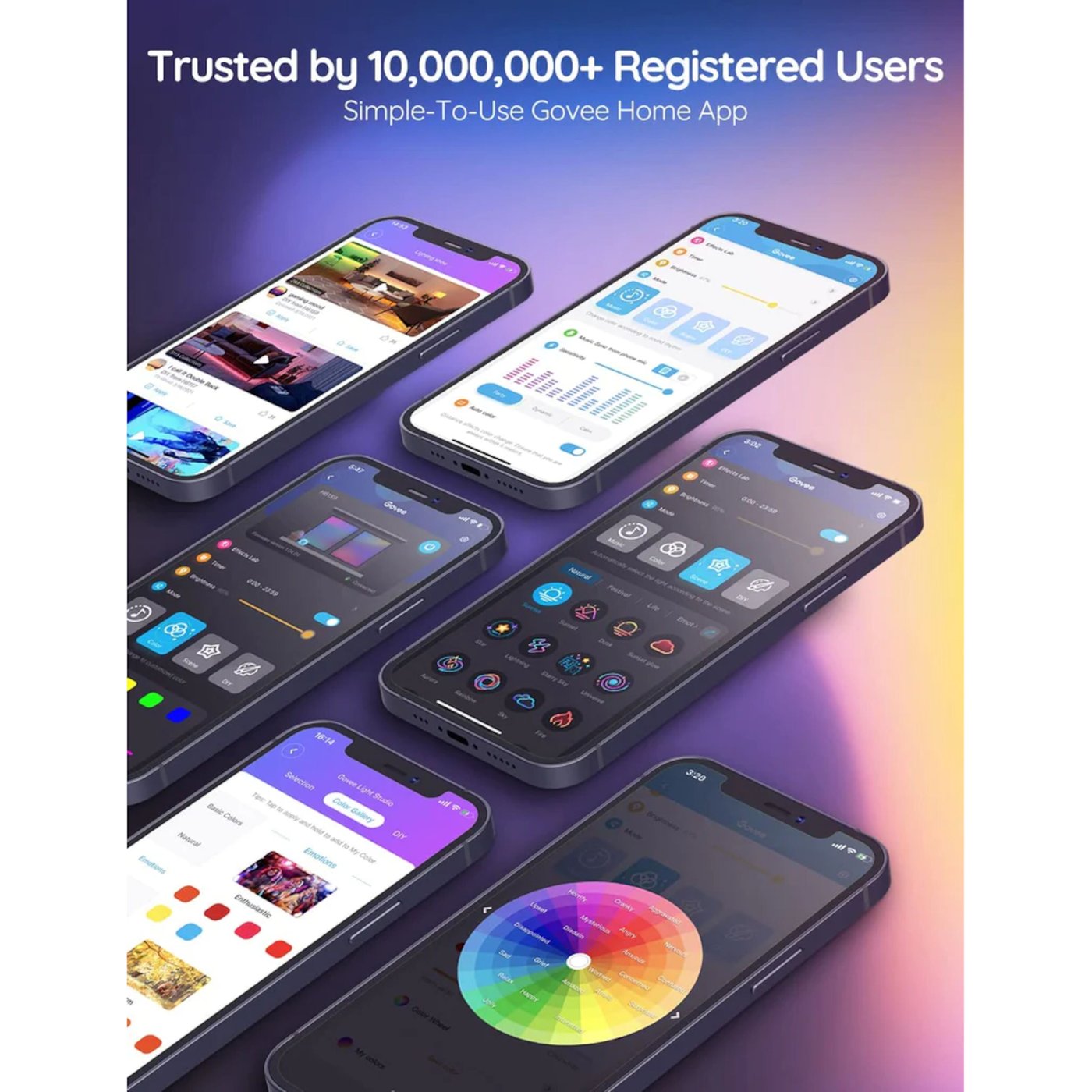 Govee RGB Smart LED-list med Wi-fi och Bluetooth 5 m