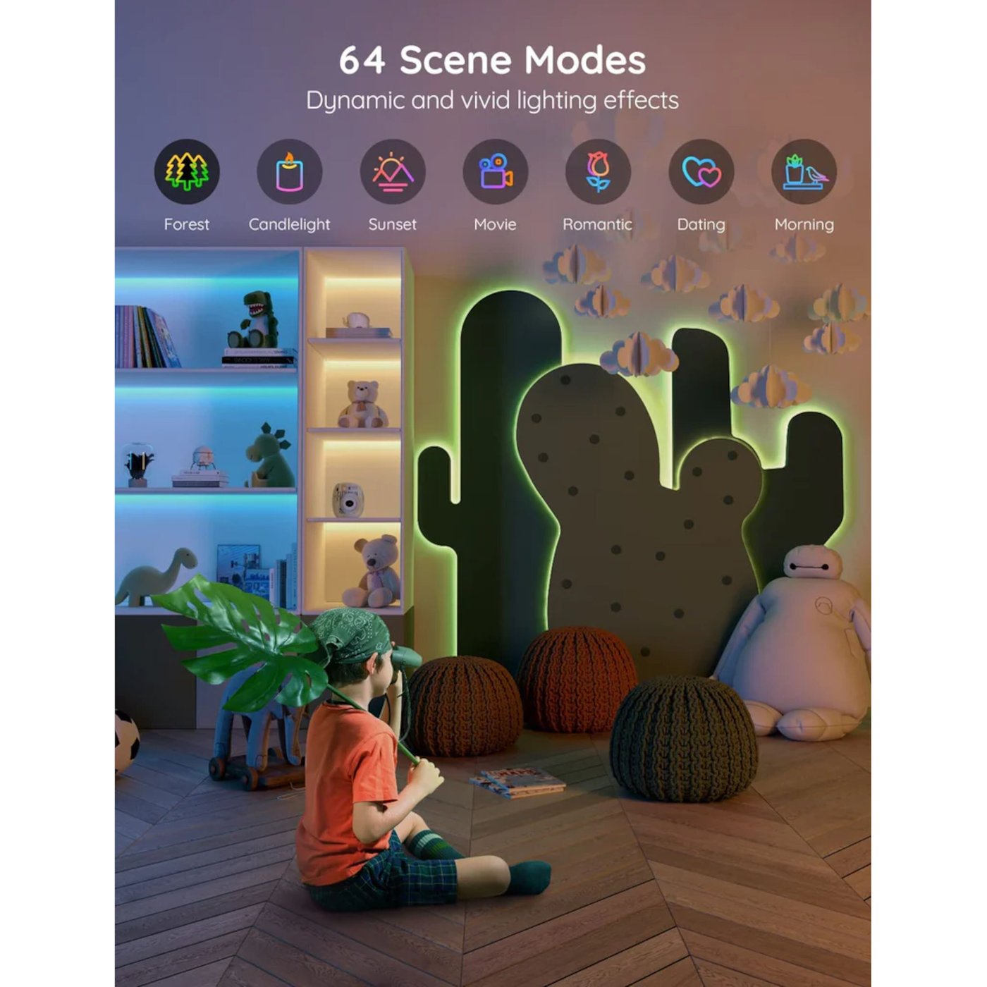 Govee RGB Smart LED-list med Wi-fi och Bluetooth 5 m