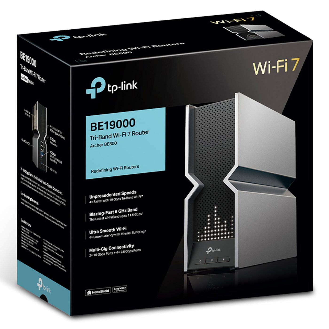 TP-link Archer BE800 Trådlös router med Wifi 7 BE19000