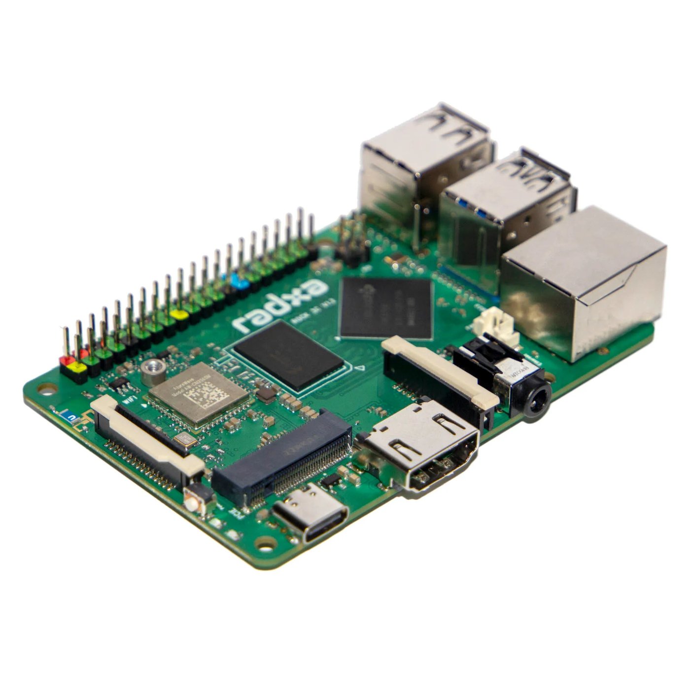 OKdo Radxa Rock 3C Enkortsdator med 1 GB RAM