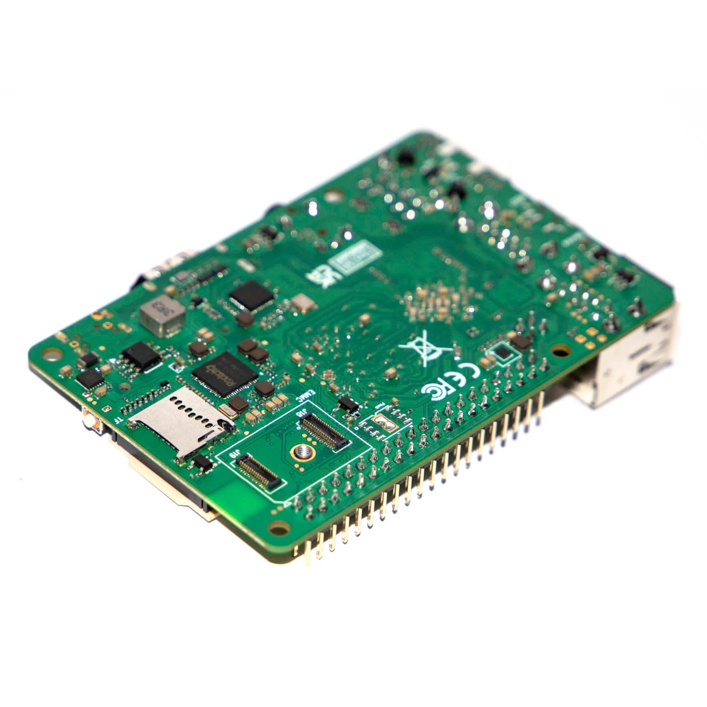 OKdo Radxa Rock 3C Enkortsdator med 1 GB RAM