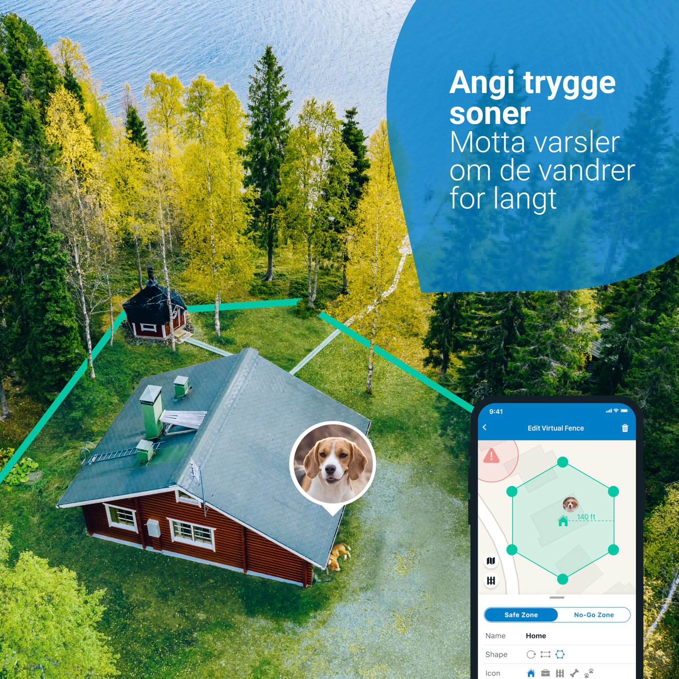 Tractive GPS DOG 4 Hundesporer og aktivitetsovervåker