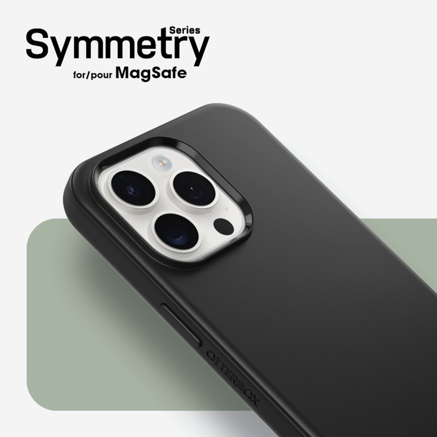 Otterbox Symmetry Magsafe for iPhone 15 Pro Svart