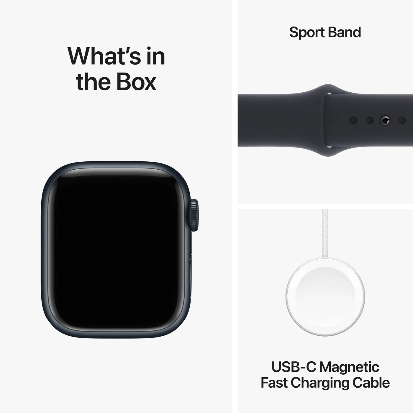 Apple Watch Series 9 GPS 41 mm Midnight L/M