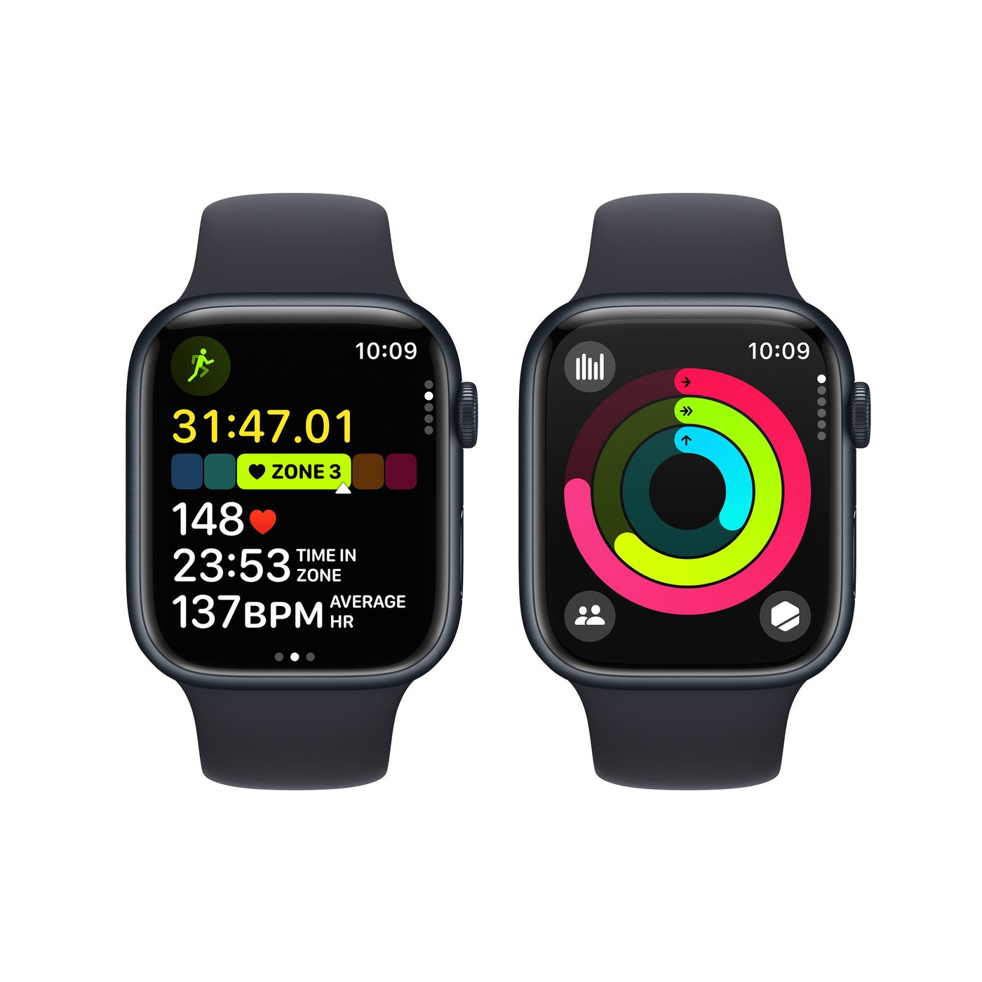 Apple Watch Series 9 GPS 45 mm Midnight M/L