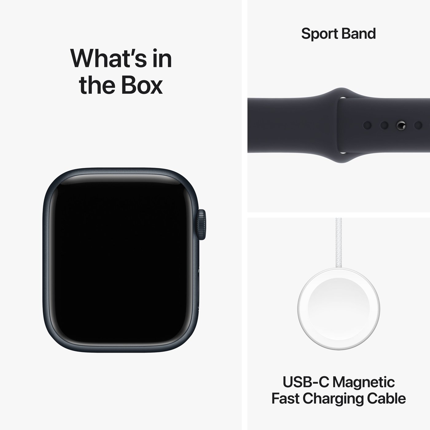 Apple Watch Series 9 GPS 45  mm Midnight M/L