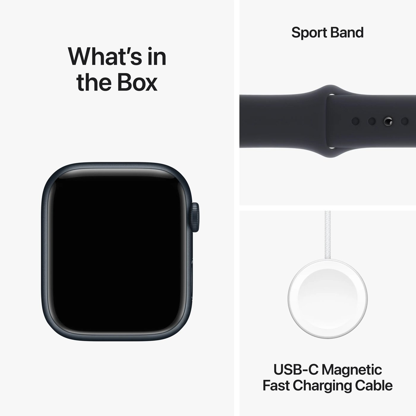 Apple Watch Series 9 GPS 45 mm Midnight M/L