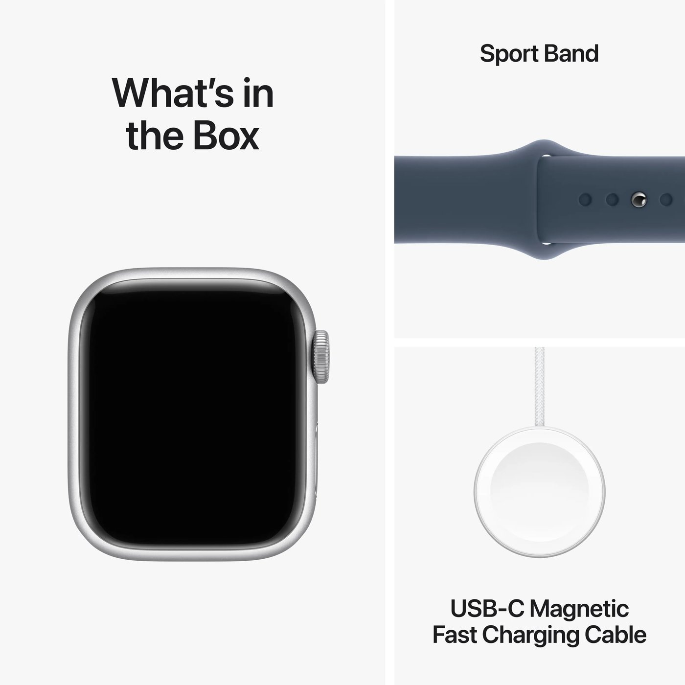 Apple Watch Series 9 GPS 41 mm Silver S/M
