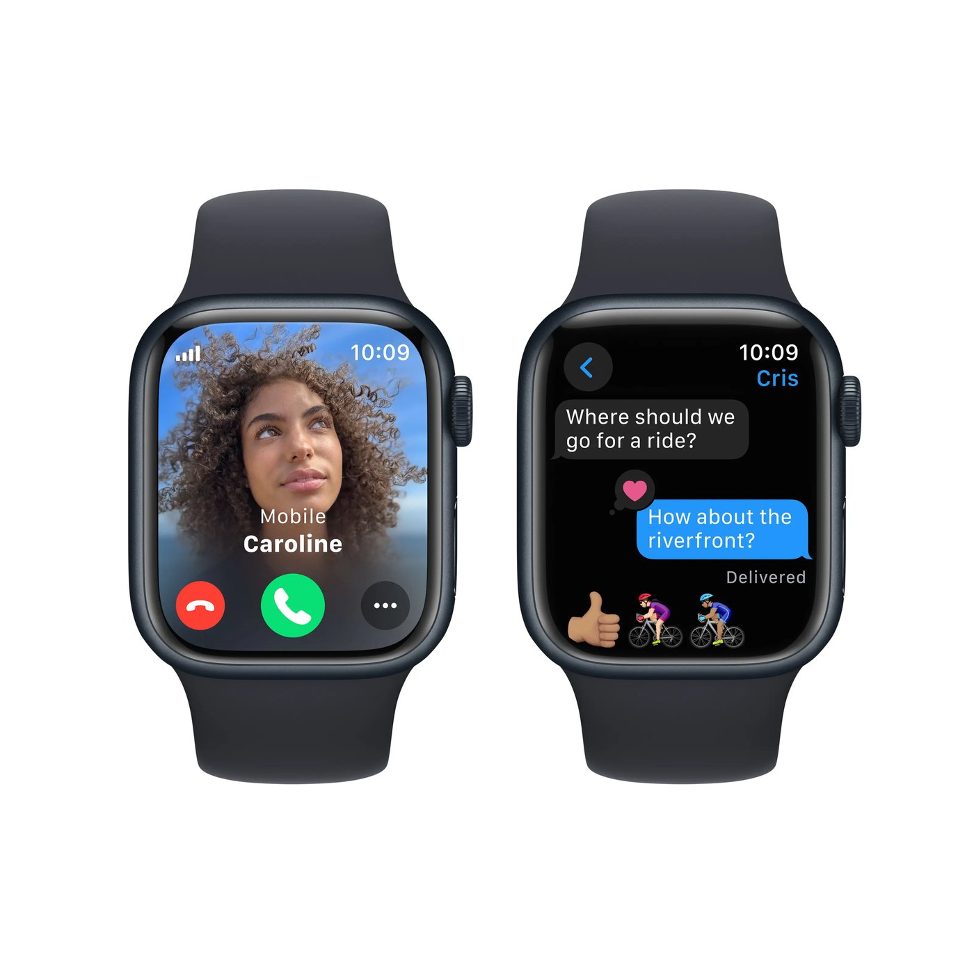 Apple Watch Series 9 GPS + Cellular 41 mm Midnight M/L