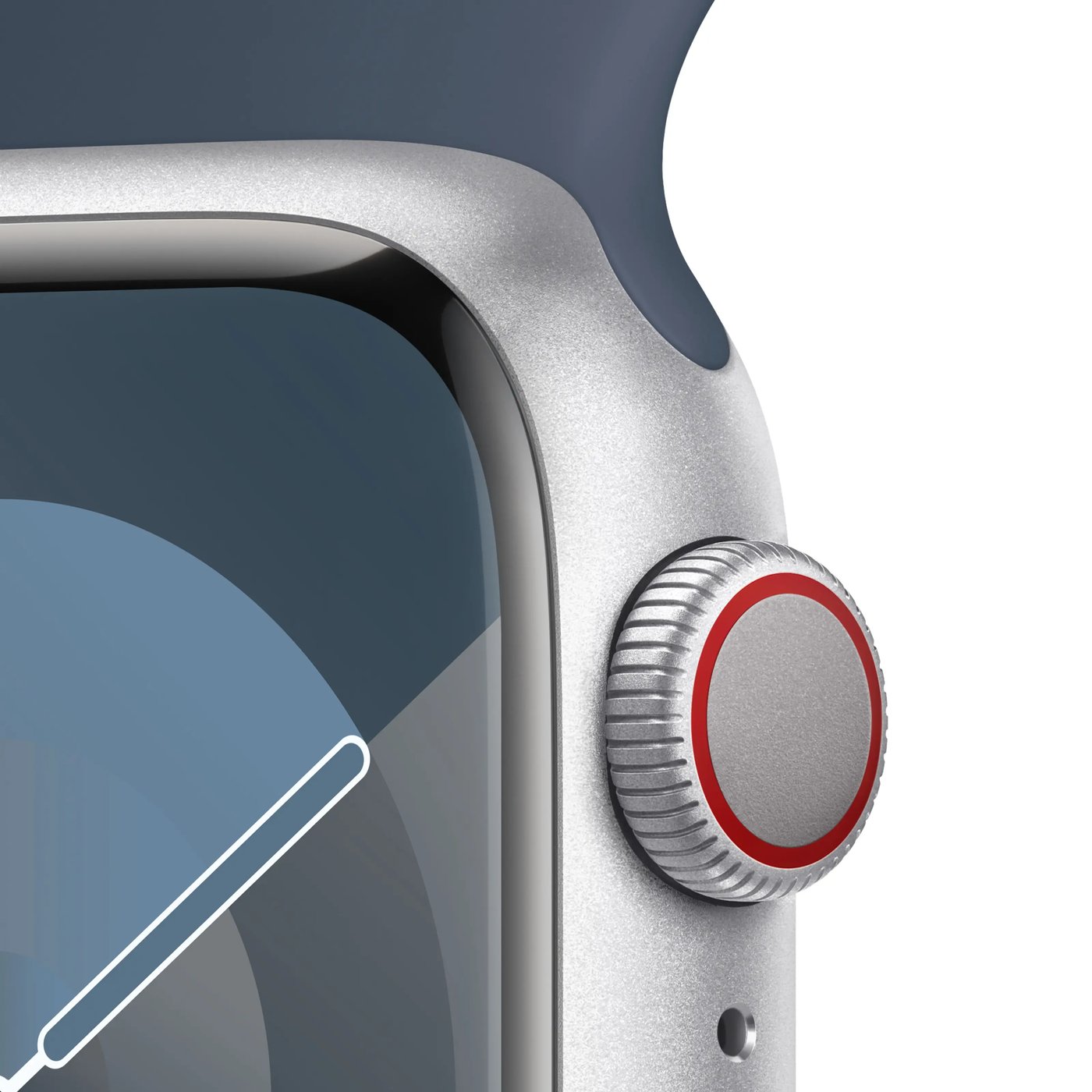 Apple Watch Series 9 GPS + Cellular 41 mm Silver M/L