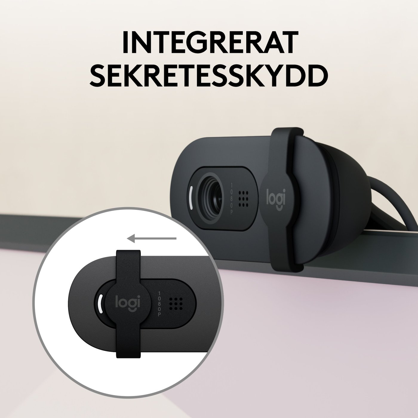 Logitech Brio 100 webbkamera USB-A