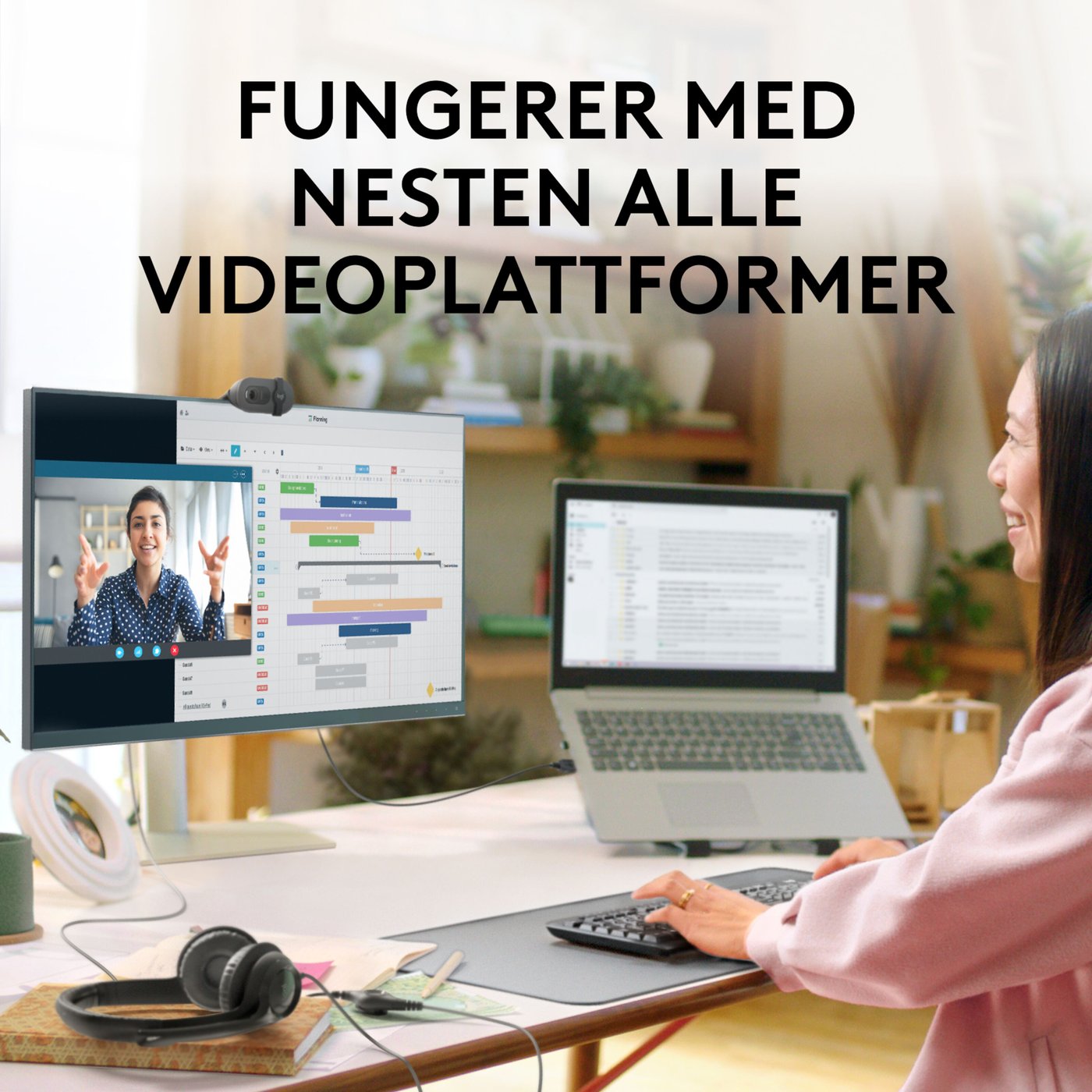 Logitech Brio 100 webkamera USB-A