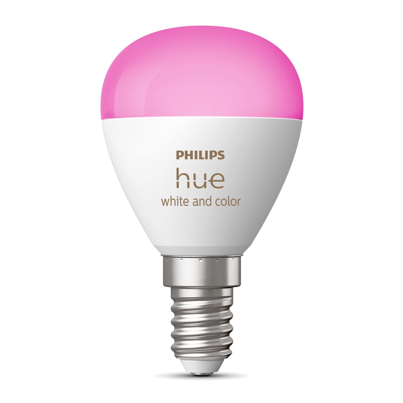 Philips Hue Luster Kuleformet LED-pære White and Color Ambiance E14 470 lm