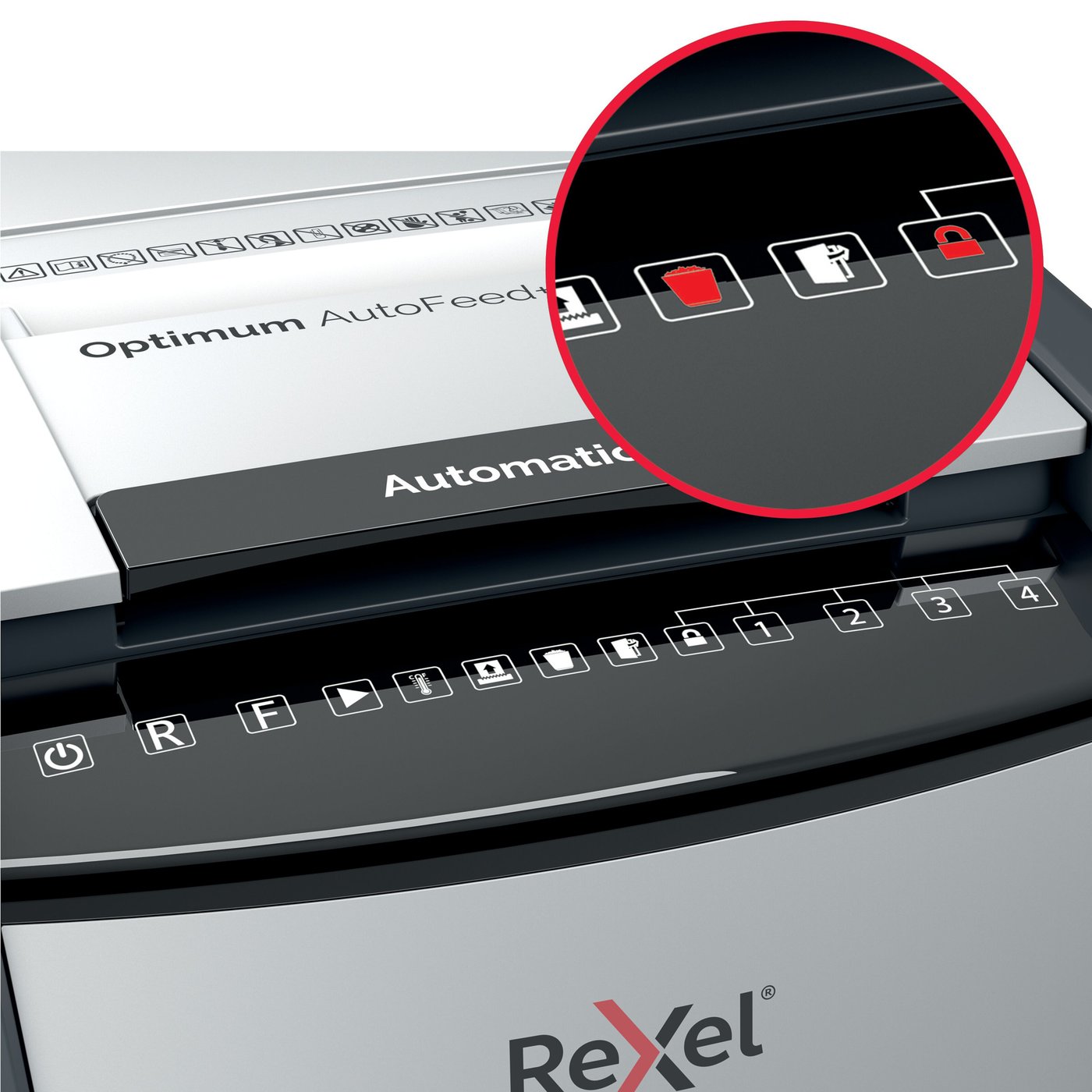 Rexel Optimum AutoFeed+ 50X Makuleringsmaskin Cross-cut A4