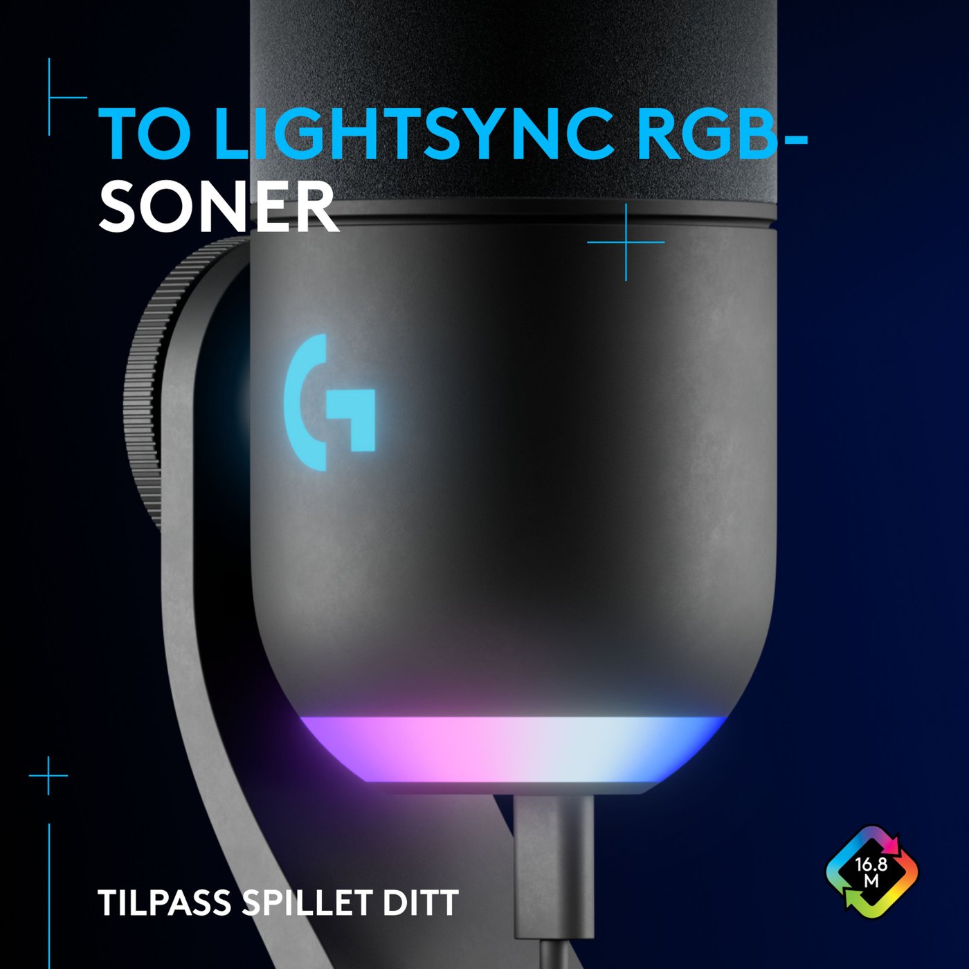 Logitech G Yeti GX USB-mikrofon