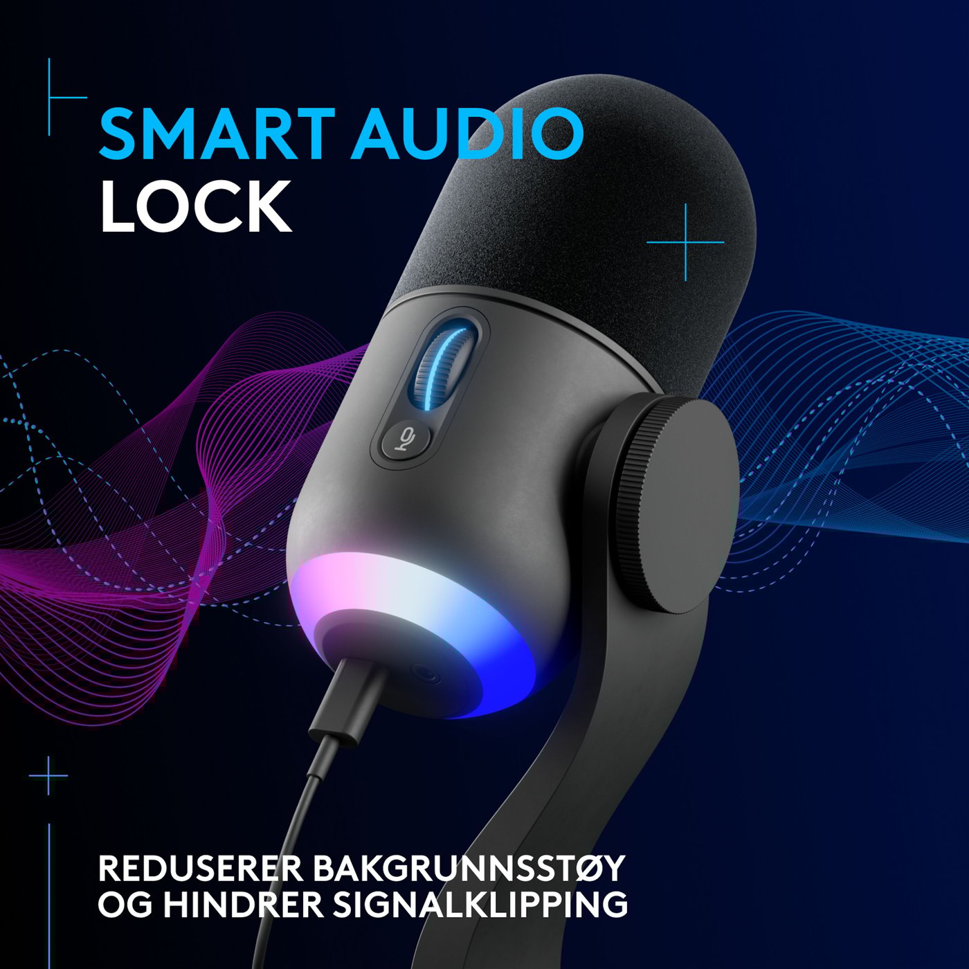 Logitech G Yeti GX USB-mikrofon