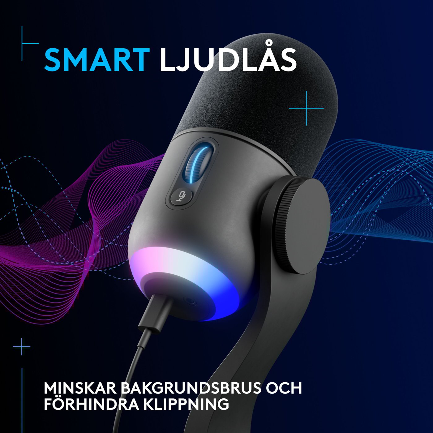 Logitech G Yeti GX USB-mikrofon