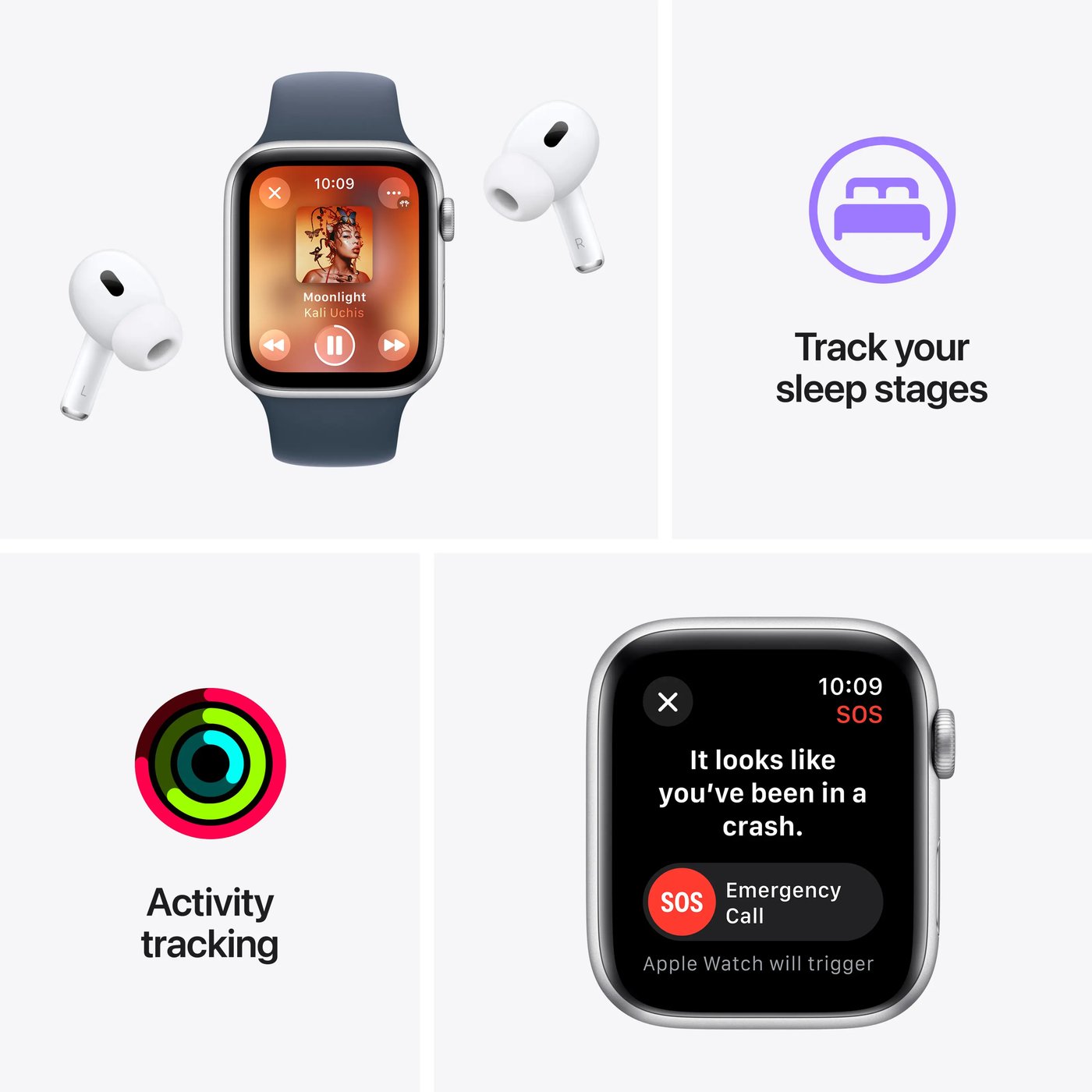 Apple Watch SE GPS 40 mm Midnight M/L
