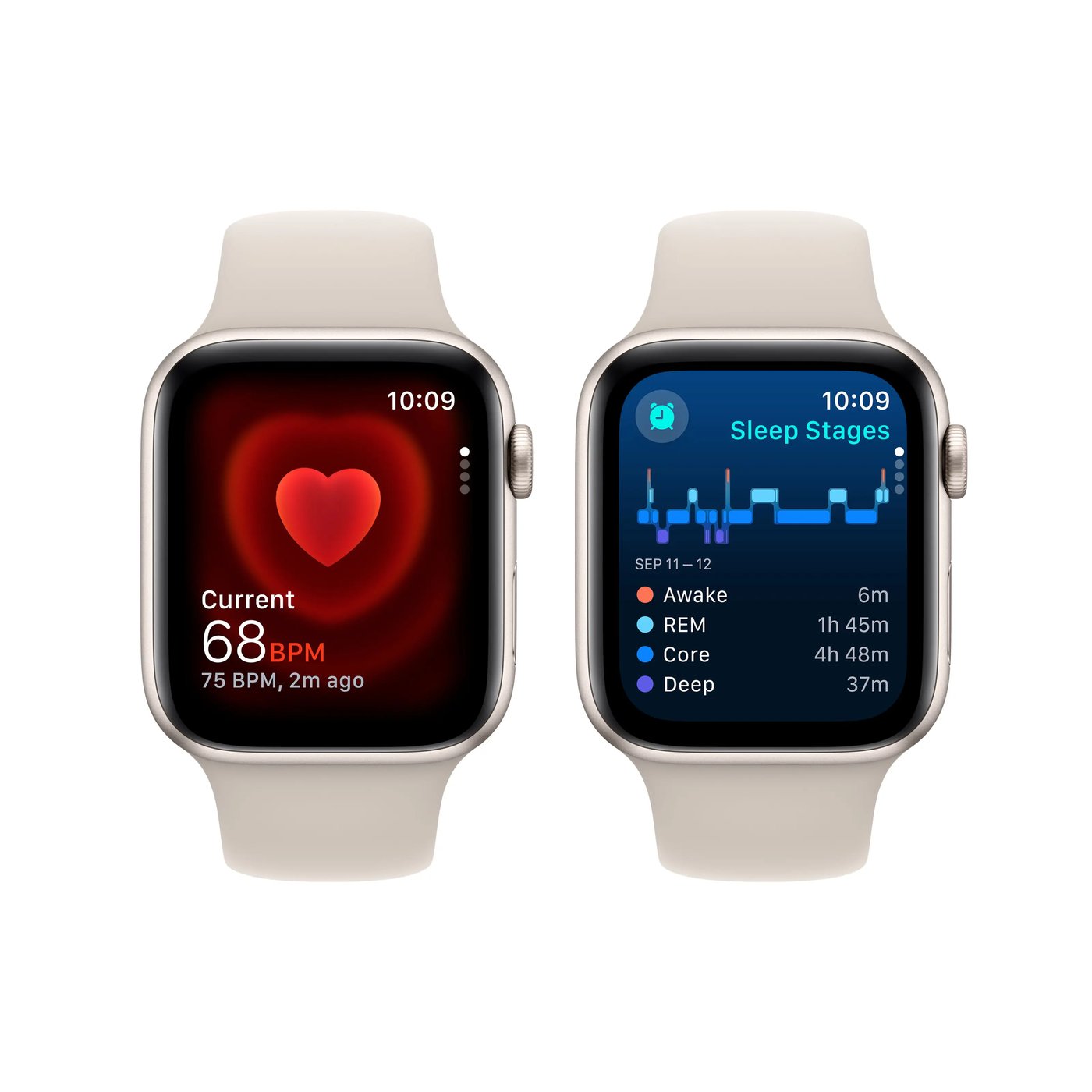 Apple Watch SE GPS + Cellular 44 mm Starlight S/M