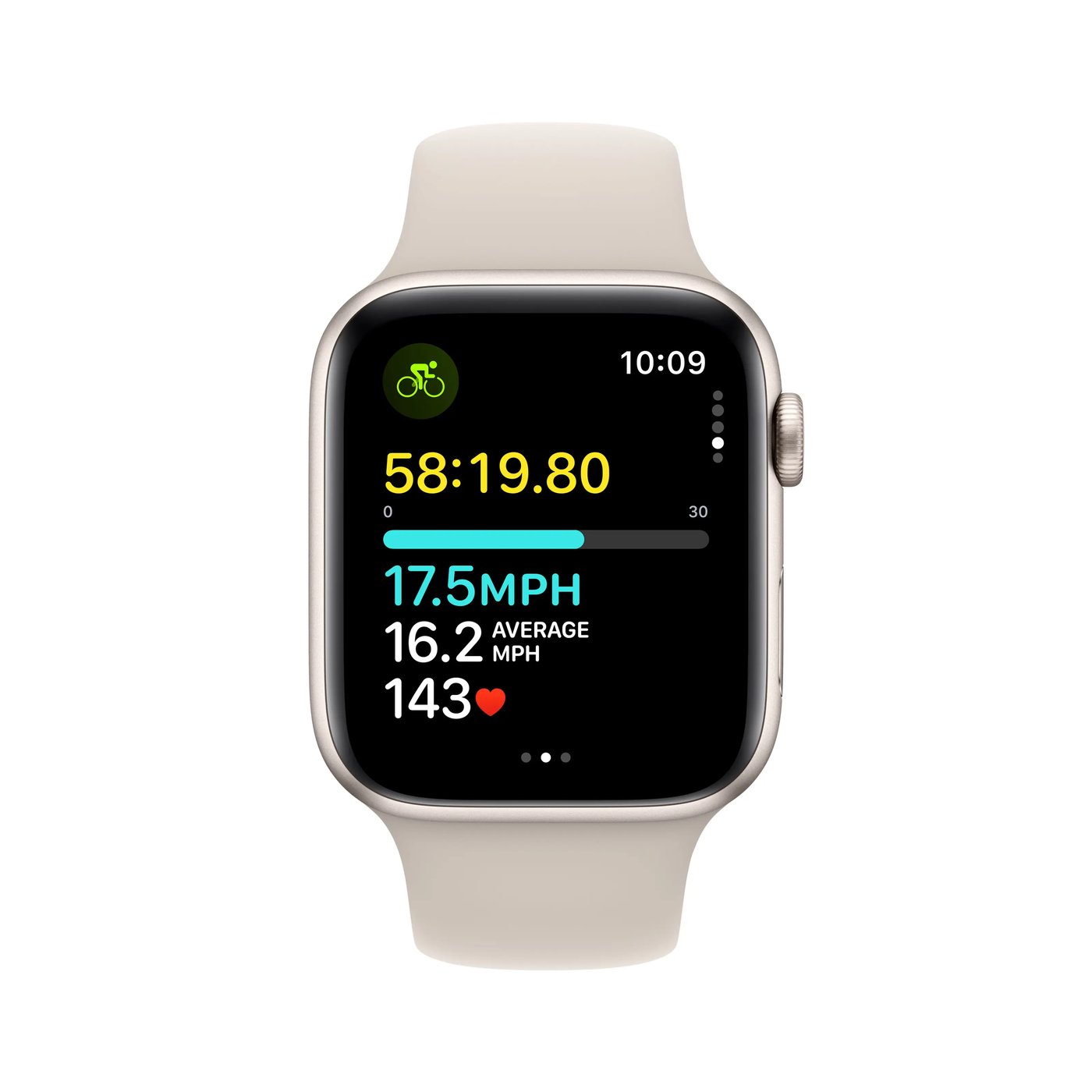Apple Watch SE GPS + Cellular 44 mm Starlight S/M