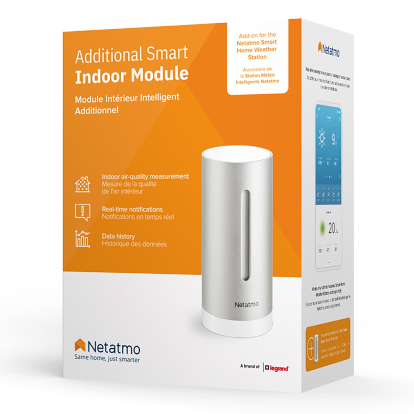Netatmo Extra Inomhussensor till Netatmo Weather station