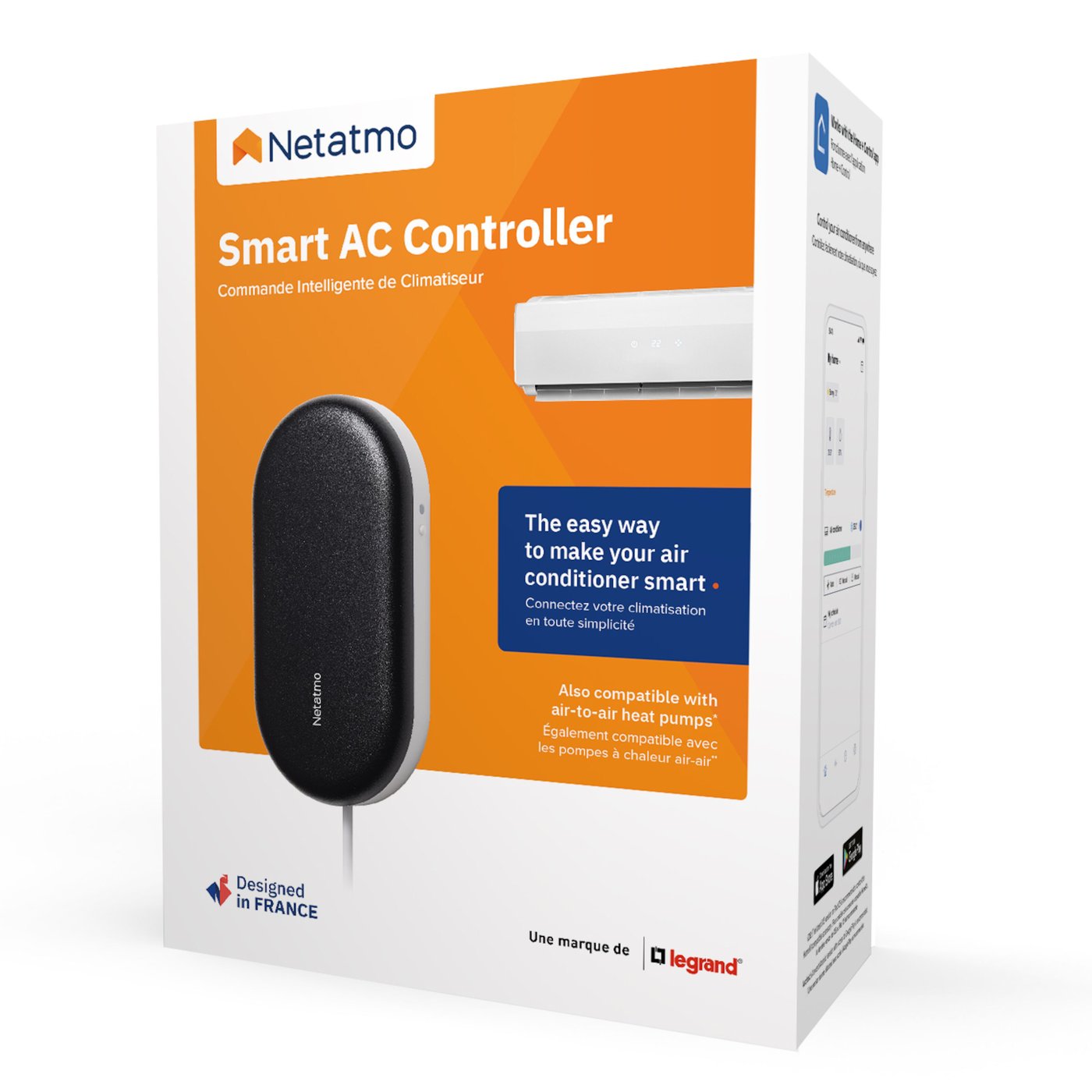 Netatmo AC-controller Fjärrstyrning för luftvärmepump och AC