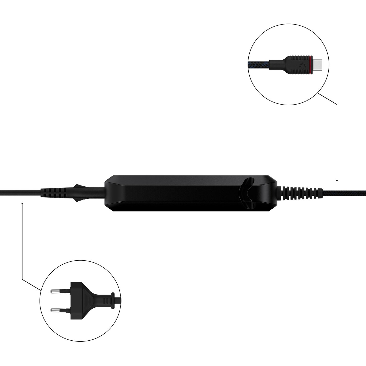 Unisynk GaN-laddare med USB-C PD 100 W