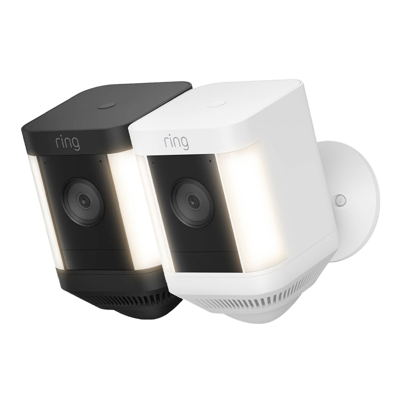 Ring Spotlight Cam Plus Battery Trådlös övervakningskamera Vit