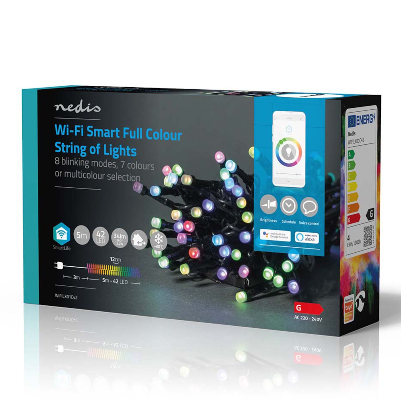 Nedis SmartLife Ljusslinga RGB 5 m