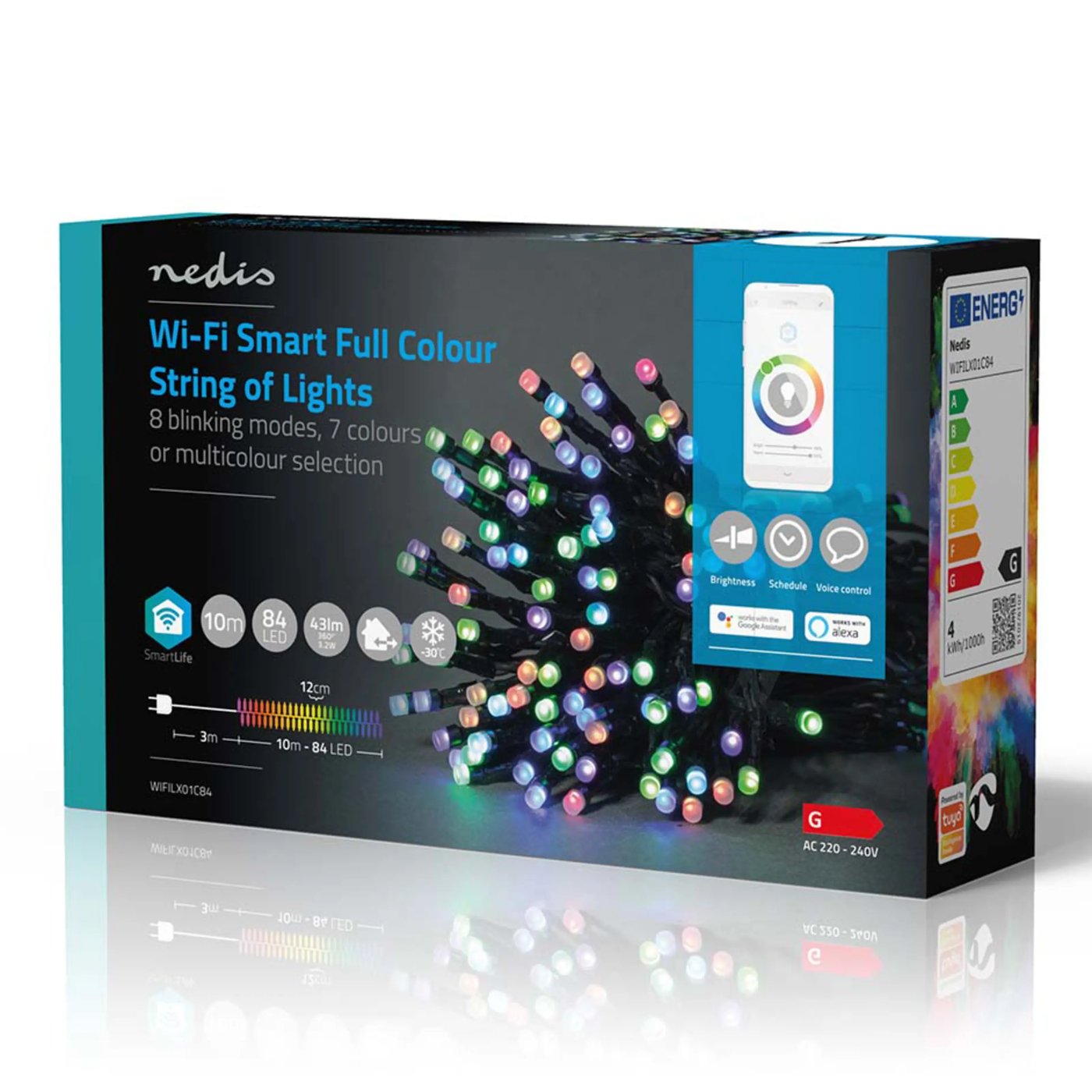 Nedis SmartLife Lyslenke RGB 10 m