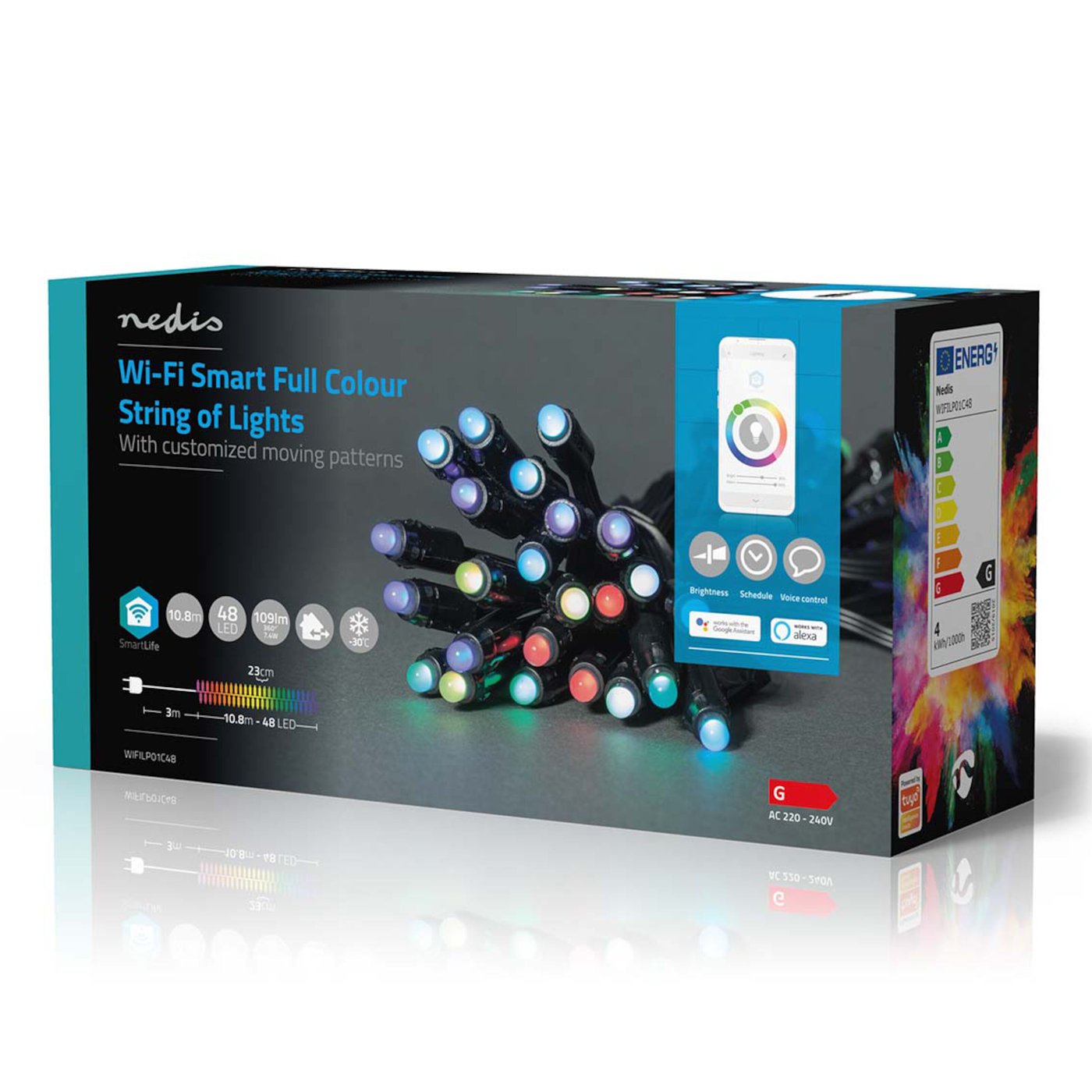 Nedis SmartLife Ljusslinga RGB+ 10,8 m