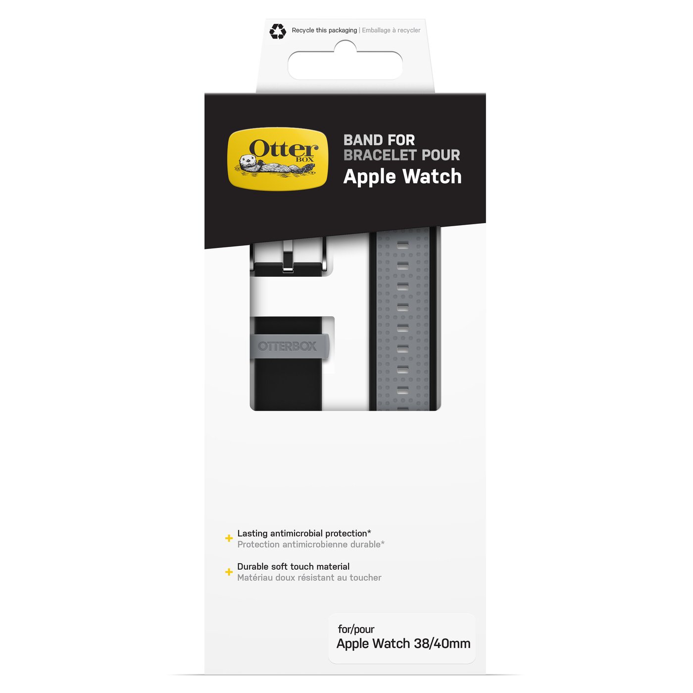 Otterbox Armband för Apple Watch 41/40/38 mm Svart