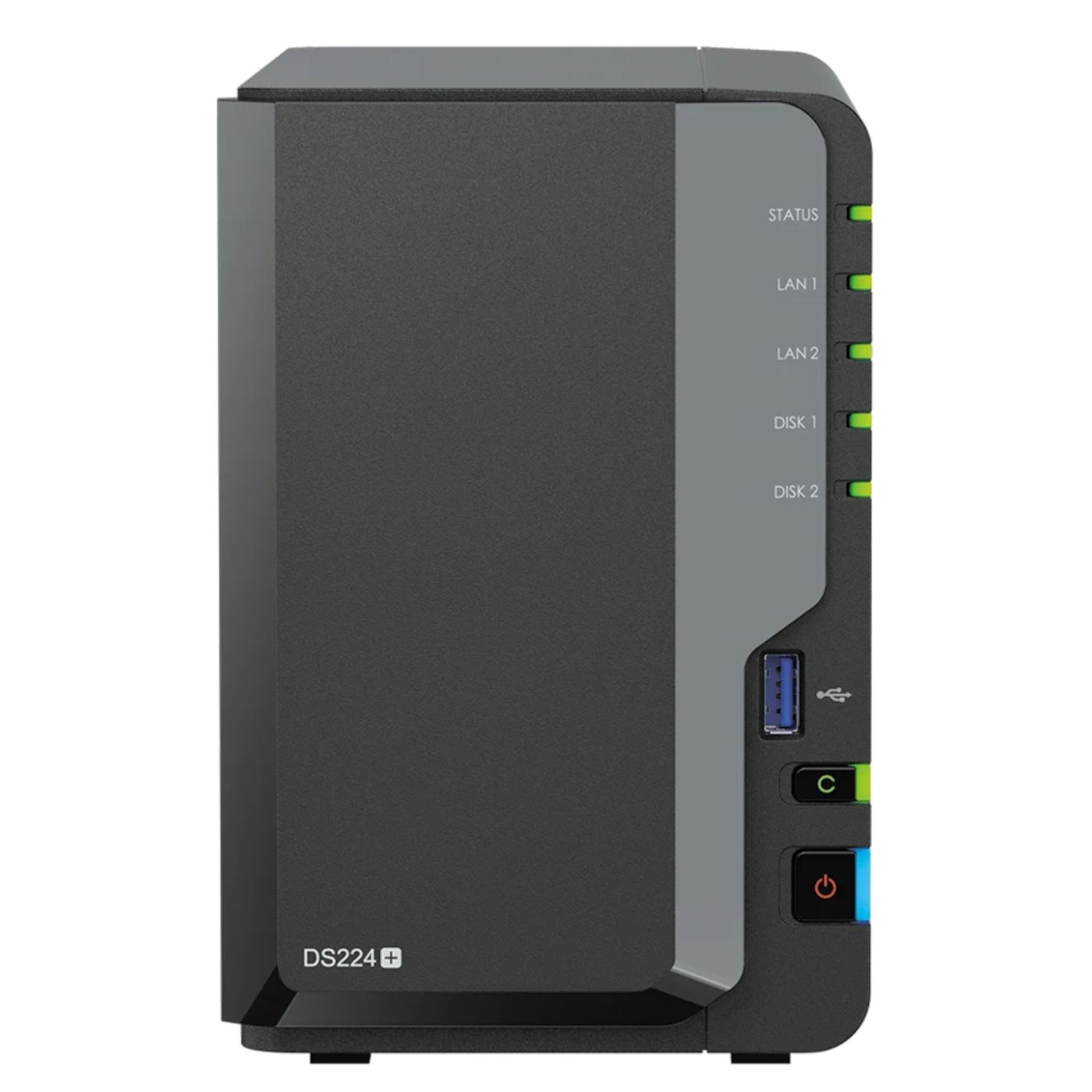 Synology DiskStation DS224+ NAS for 2 harddisker