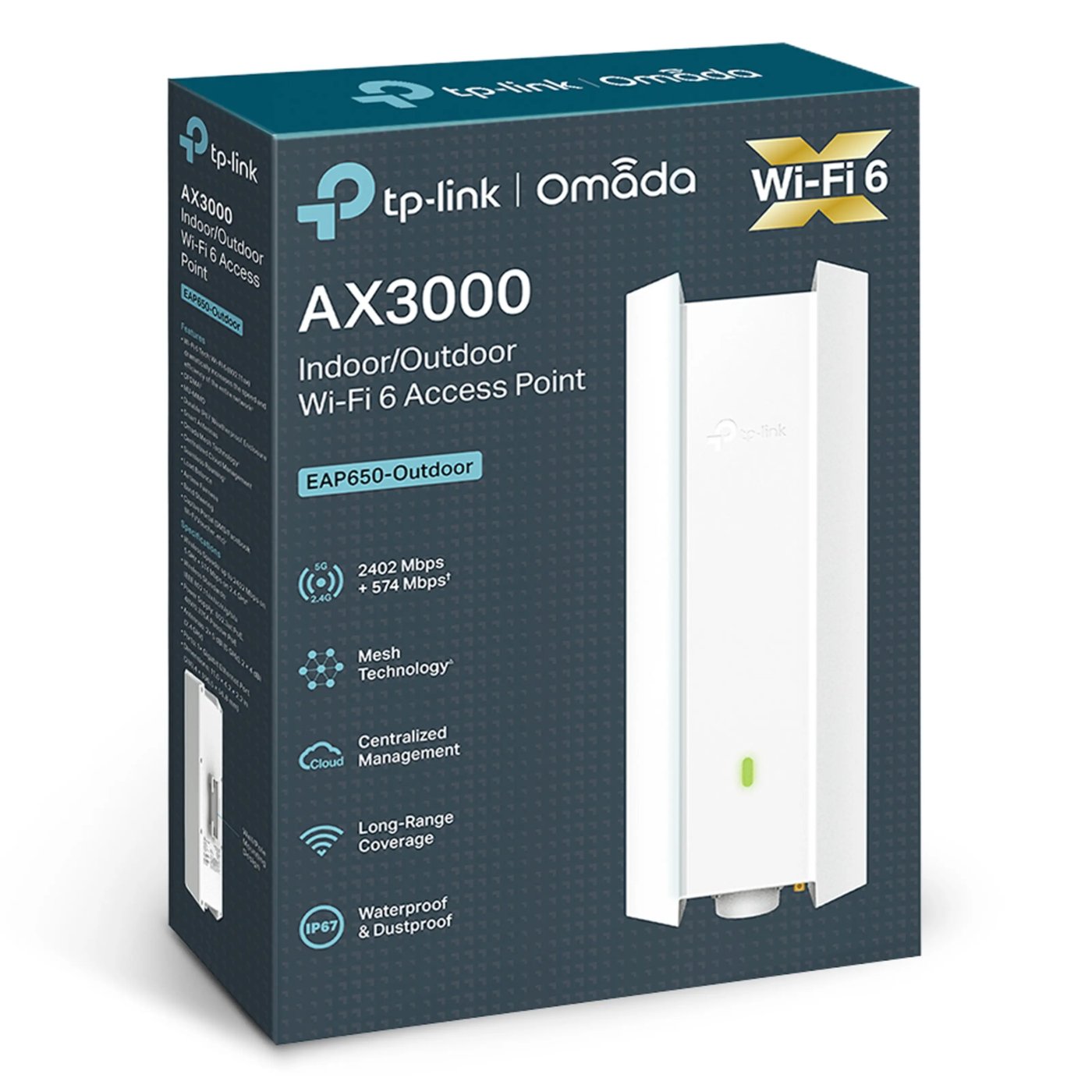 TP-Link EAP650-Outdoor Accesspunkt för utomhusbruk AX3000