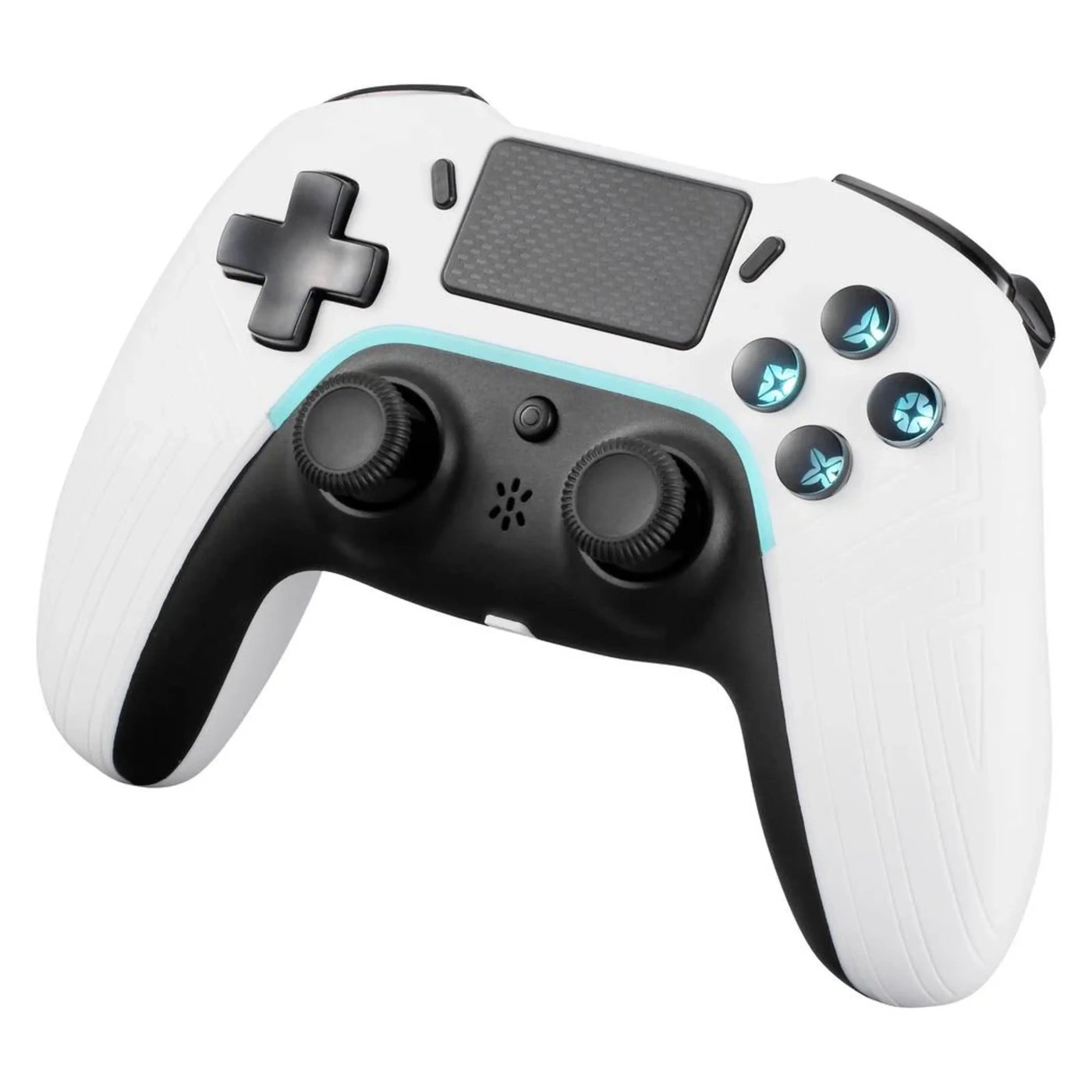 Deltaco Trådlös handkontroll för PS4 och PC Vit