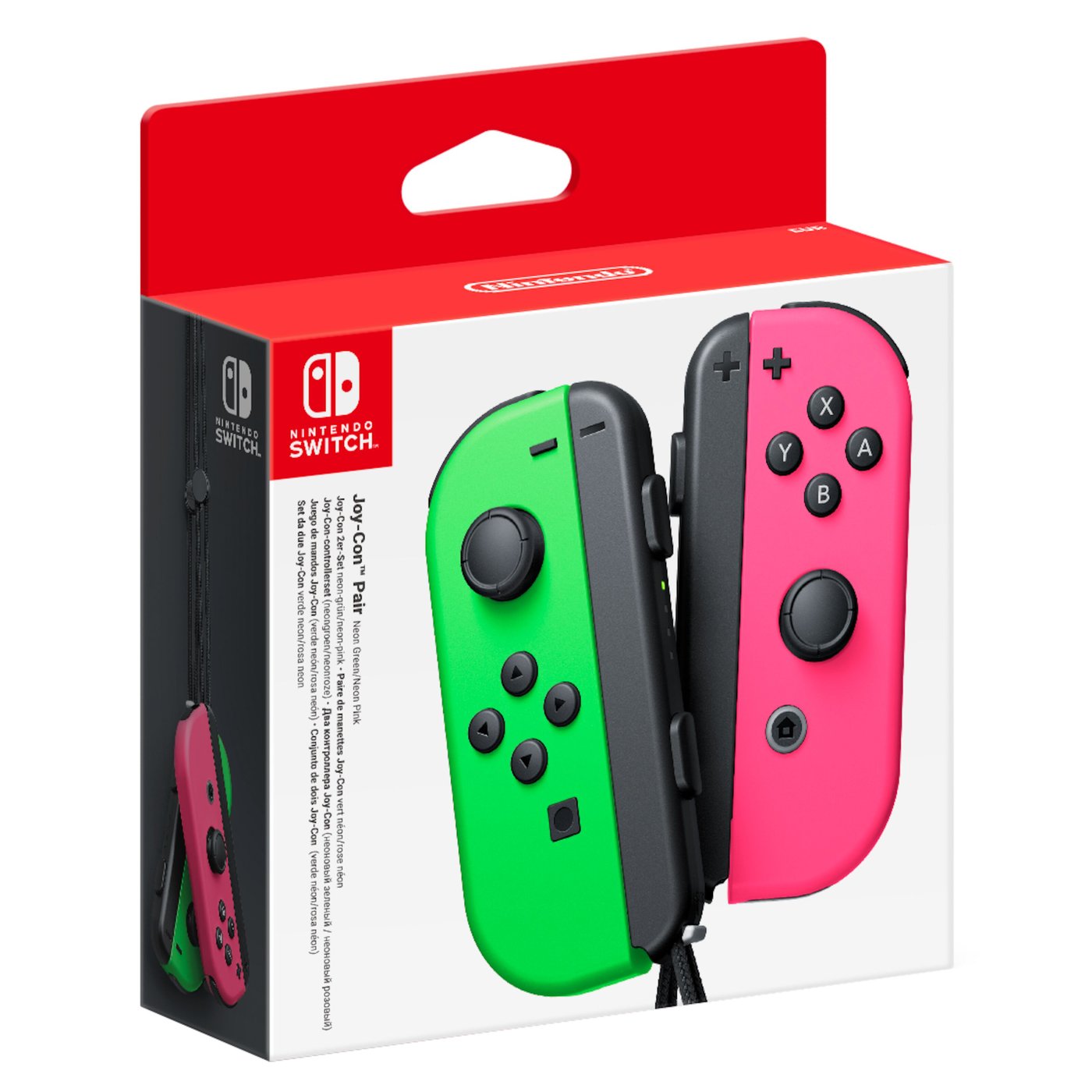 Nintendo Joy-Con Pair Håndkontroller Rosa/Grønn