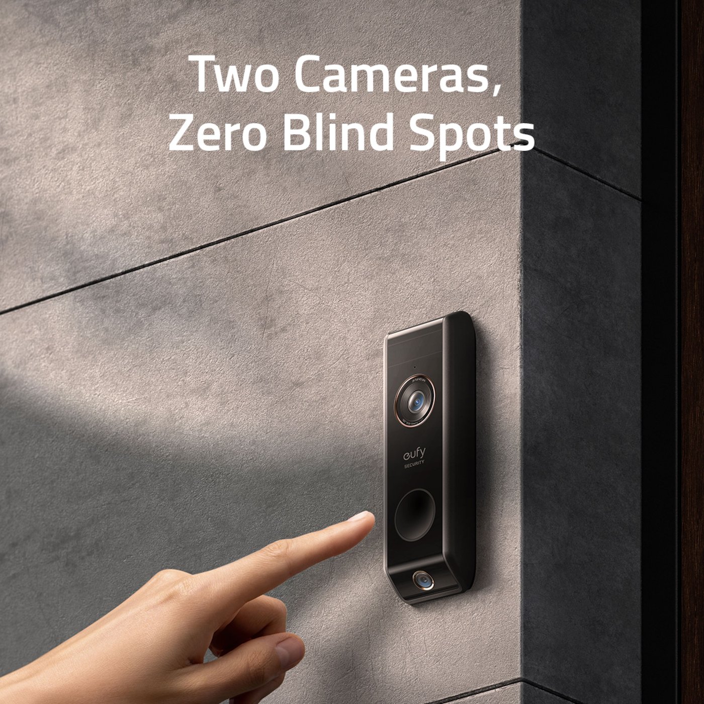 Eufy Dual Video Doorbell 2K Dörrklocka med basstation