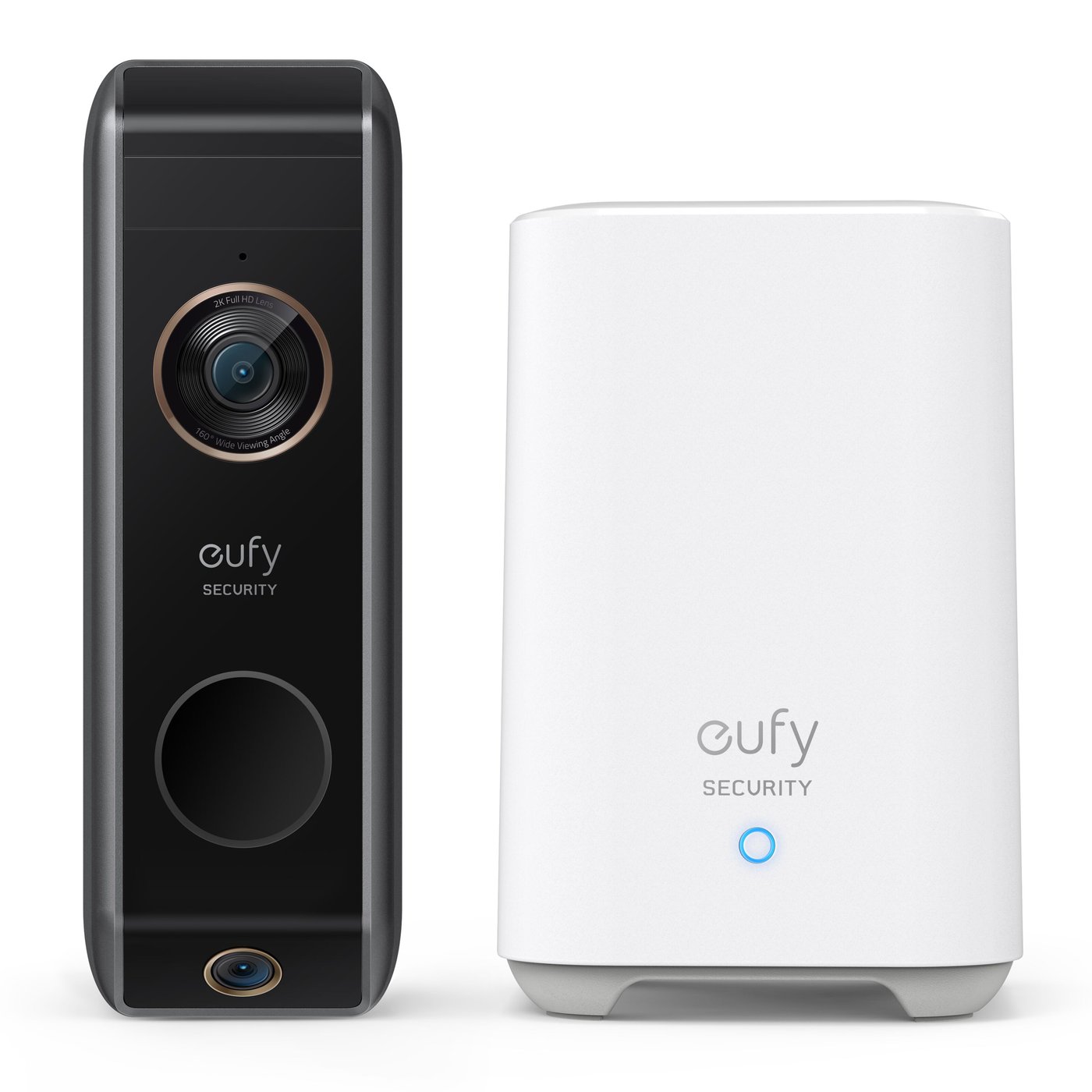 Eufy Dual Video Doorbell 2K Dörrklocka med basstation