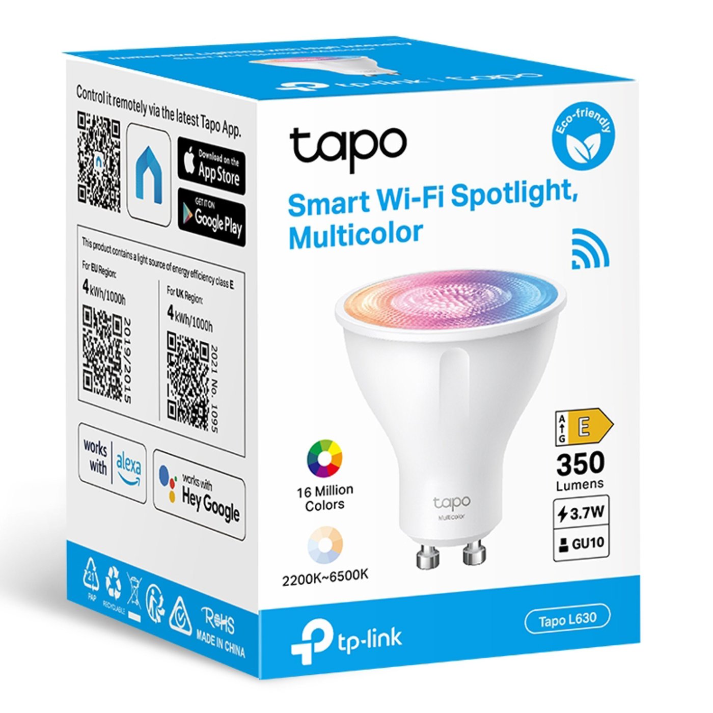 TP-link Tapo L630 Smart RGB LED-pære GU10