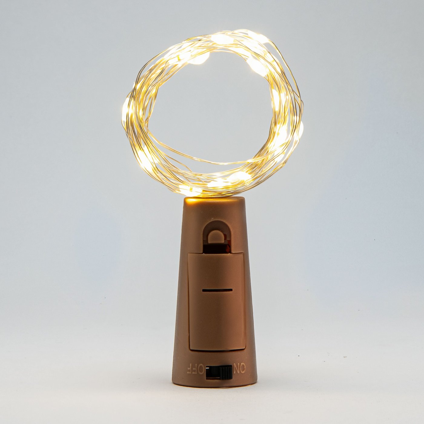 Rubicson Ljusslinga för flaska, 2 m (klar)