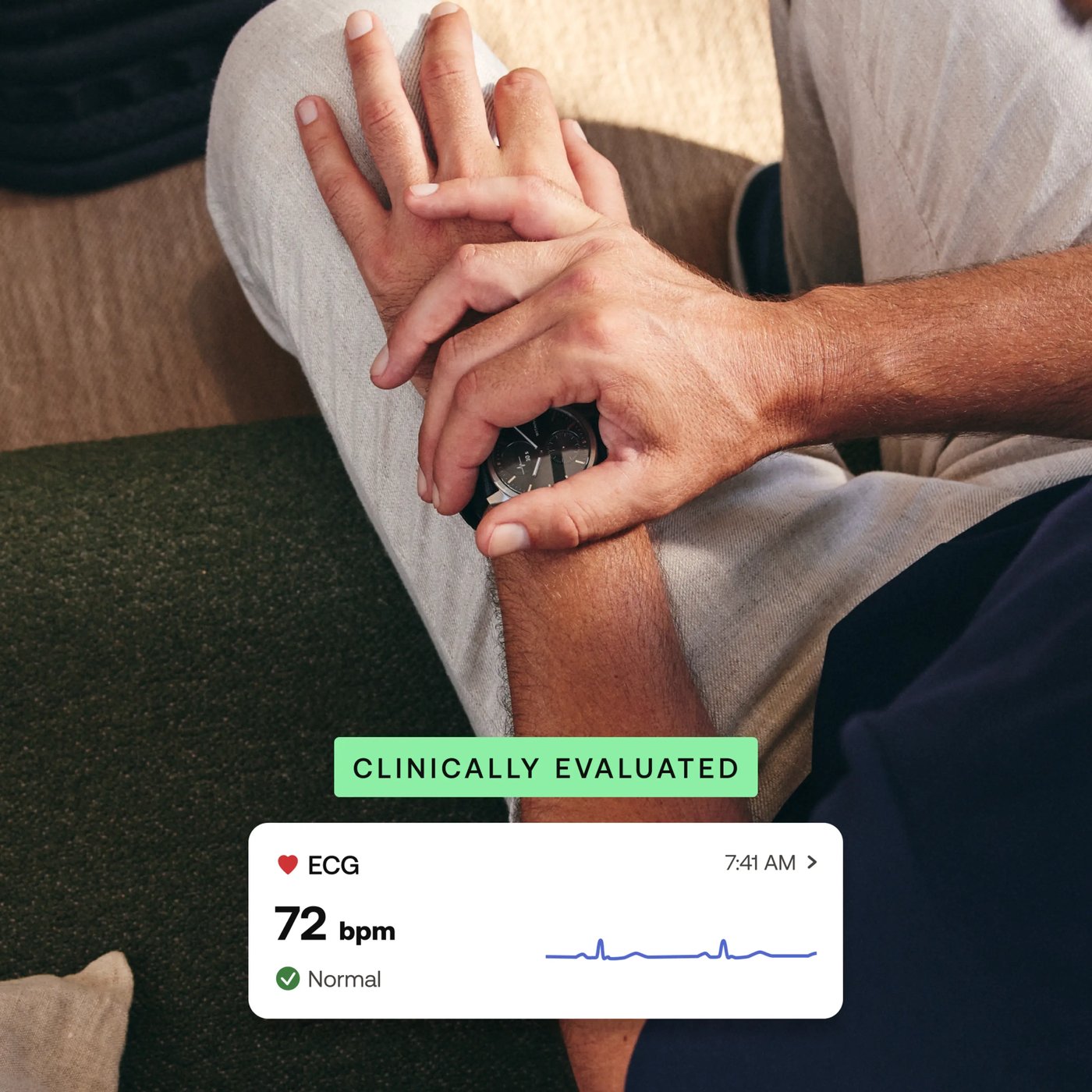 Withings Scanwatch 2 Smartklokke med klassisk urskive 42 mm