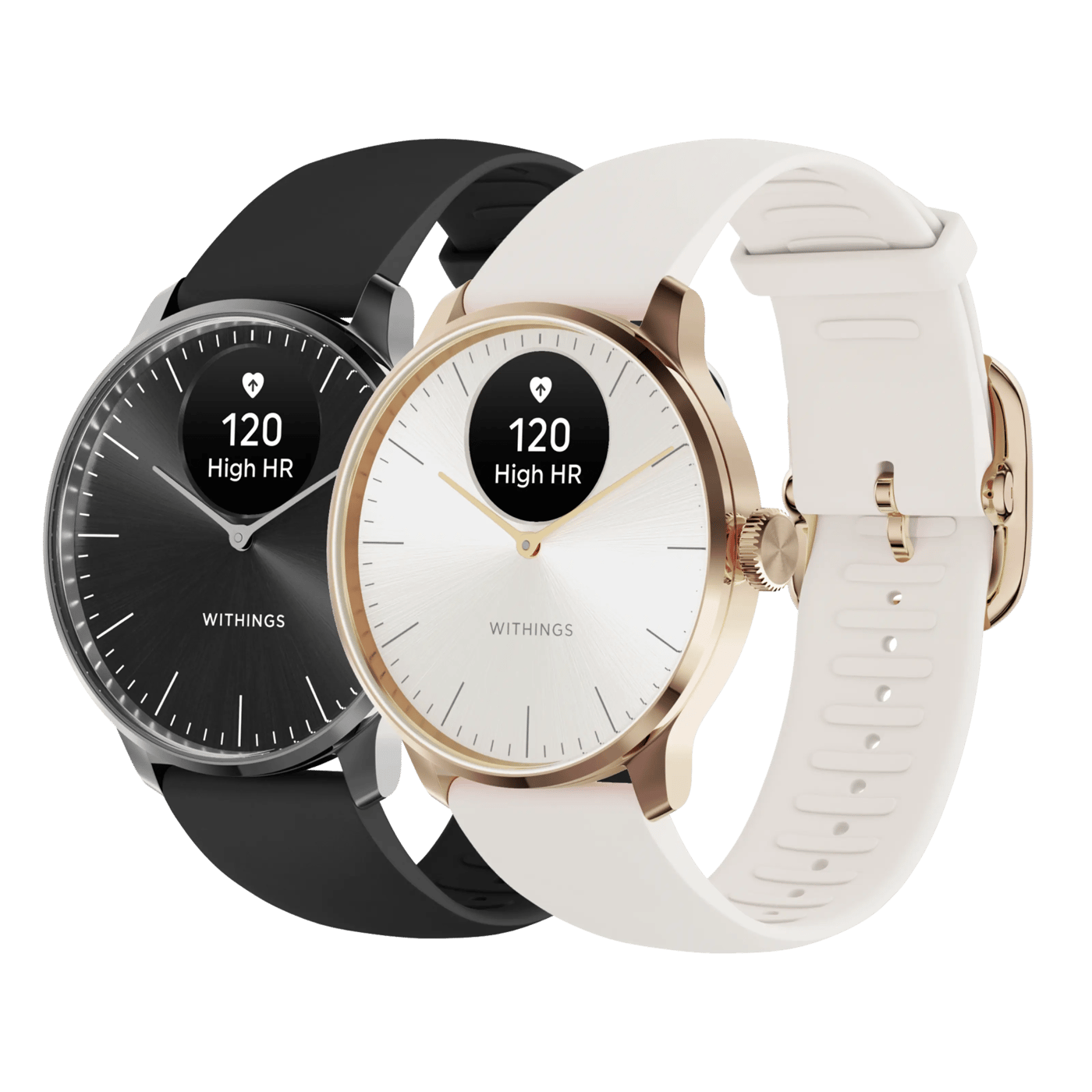 Withings Scanwatch Light Smartklokke med klassisk urskive 37 mm Svart