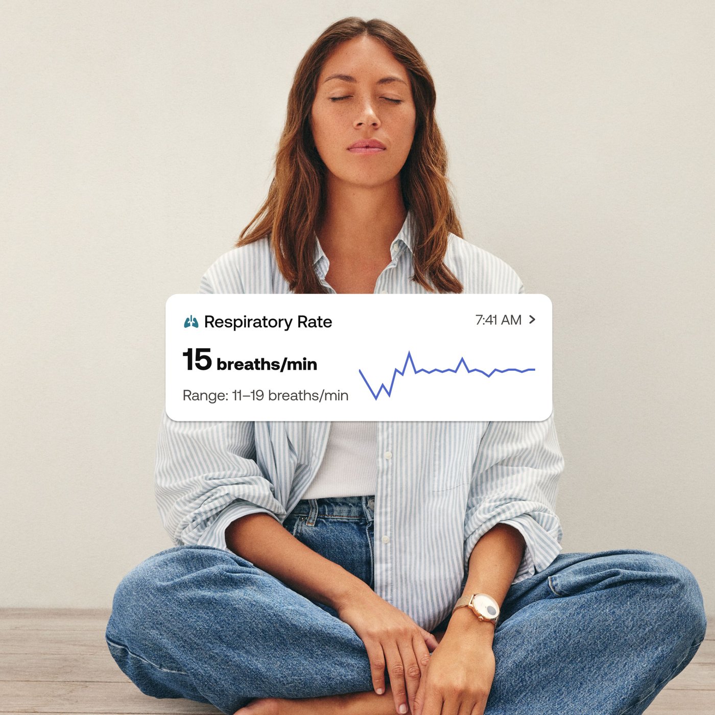 Withings Scanwatch Light Smartklokke med klassisk urskive 37 mm Rose Gold