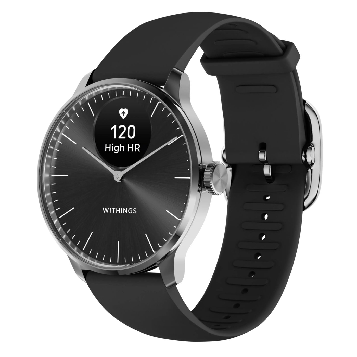 Withings Scanwatch Light Smartklokke med klassisk urskive 37 mm Svart